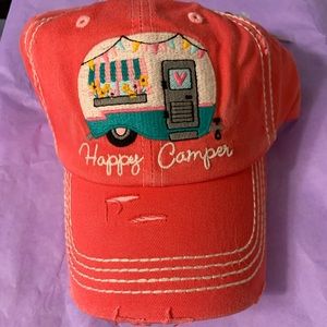 New! Happy Camper hat